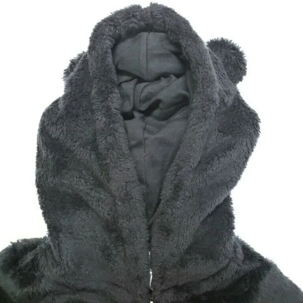 Carters Baby Unisex Hooded Sherpa Sweater Jacket Full Zip Soft Size 6 Months
